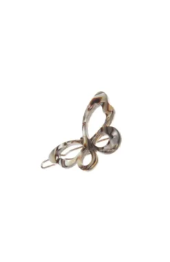 Small Cutout Butterfly Tige Boule Barrette - Classic