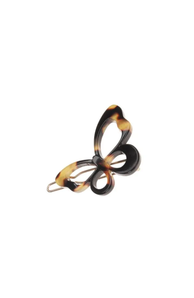 Small Cutout Butterfly Tige Boule Barrette - Classic