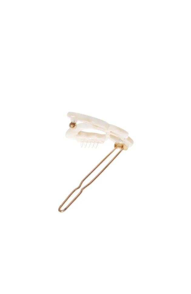 Small Cutout Butterfly Tige Boule Barrette - Classic