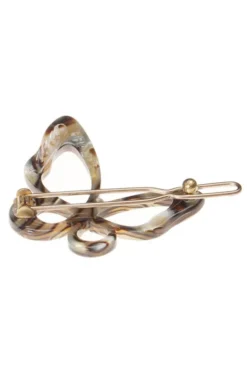 Small Cutout Butterfly Tige Boule Barrette - Classic