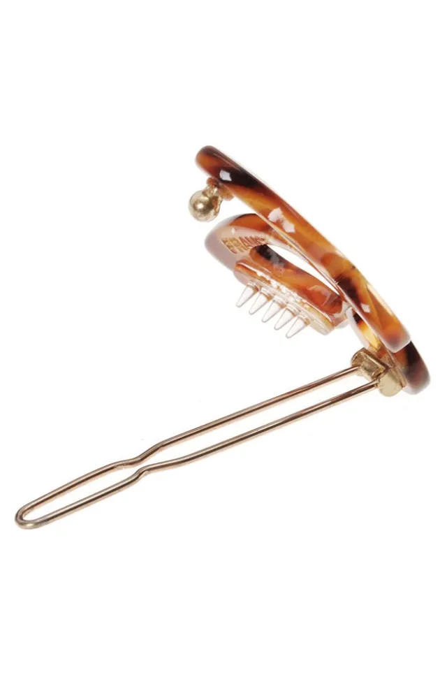 Small Cutout Butterfly Tige Boule Barrette - Classic