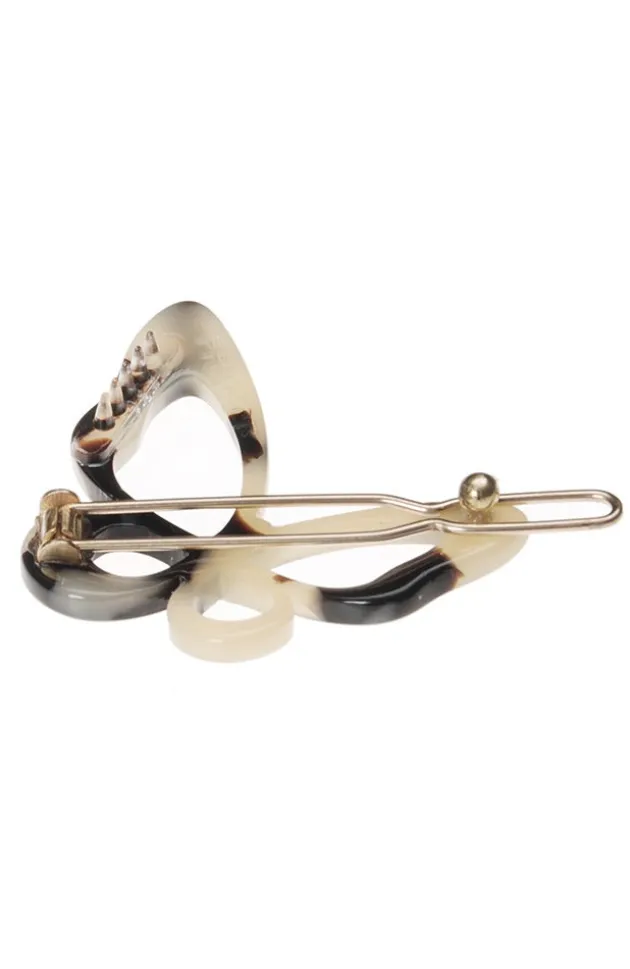 Small Cutout Butterfly Tige Boule Barrette - Classic