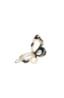 Small Cutout Butterfly Tige Boule Barrette - Classic