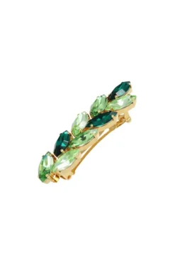 Small Ivy Crystal Barrette