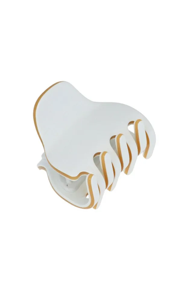 Small Jupiter Claw Clip - Latte