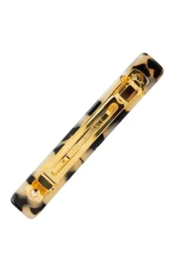 Small Luxury Rectangle Barrette - Classic