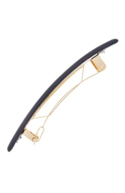 Small Luxury Rectangle Barrette - Classic