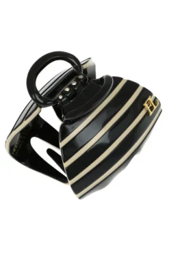 Stripe Large Octo Claw Clip