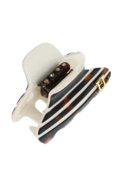 Stripe Small Claw Clip