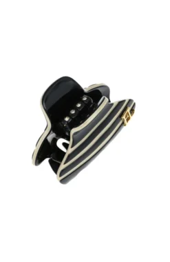 Stripe Small Claw Clip
