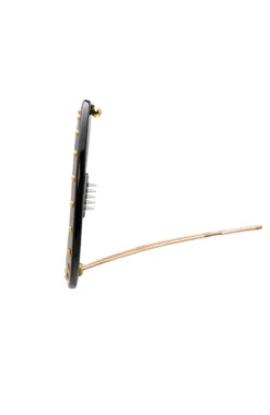 Studded Circle Cutout Tige Boule Barrette