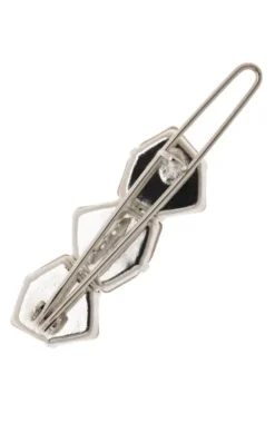Triple Crystal Tige Boule Barrette