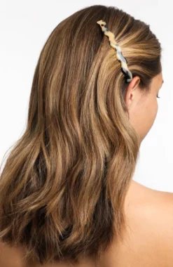 Wavy Long and Skinny Barrette - Classic