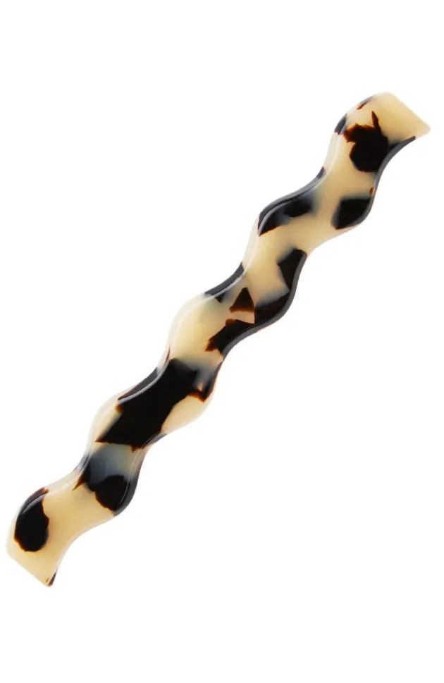 Wavy Long and Skinny Barrette - Classic