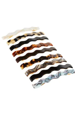 Wavy Long and Skinny Barrette - Classic