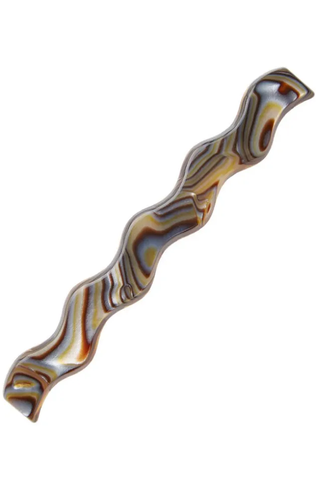 Wavy Long and Skinny Barrette - Classic