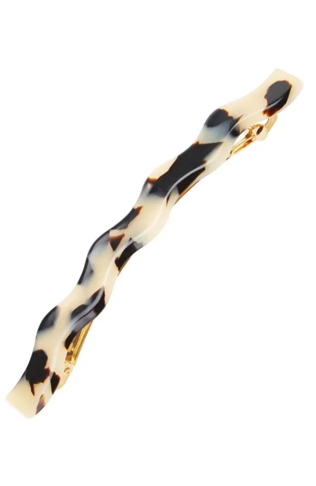 Wavy Long and Skinny Barrette - Classic