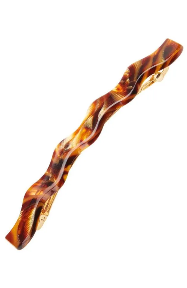 Wavy Long and Skinny Barrette - Classic