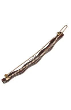Wavy Tige Boule Barrette - Classic