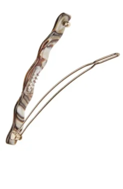 Wavy Tige Boule Barrette - Classic