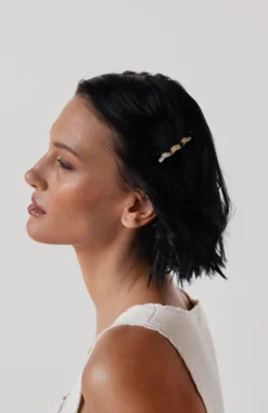 Wavy Tige Boule Barrette - Classic