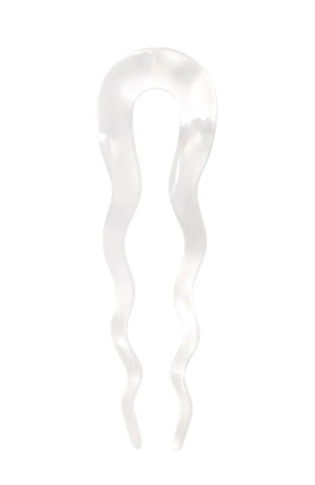 Wavy Tooth Chignon Pin - Classic
